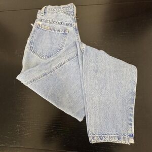 Vtg Y2K 90s Zena High Rise Mom Jeans Light Wash Tapered‎ Leg Denim Women's Retro